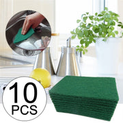 3410 Scrub Sponge Cleaning Pads Aqua Green  10pcs thumbnail 1