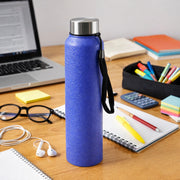 Classic Stainless Steel Water Bottle Blue Color (1000 Ml 1 Pc) thumbnail 1