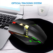 Usb Wired Mouse Ergonomic Design Gaming Mouse (1 Pc) thumbnail 3