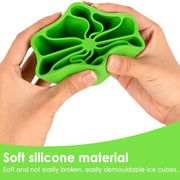 Lemon Shape Flexible Silicone Ice Cube Tray  8-slot Round Ice Mold (1 Pc) thumbnail 5