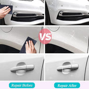 8527 Nano Magic Car Scratch Remover Cloth Multipurpose Scratch Repair Cloth Cloth For Car Paint Scratch Repair Easy To Repair Slight Scratches On The Surface Polishing Repeatable Use For All Kinds Of Car (45 Ml Repair Solution 2 Gloves 2 Nano Cloth) thumbnail 4