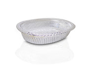 2090 Multipurpose Royal Design Oval Silver Gift Tray thumbnail 4