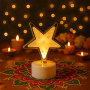 Decorative Star Shaped Flameless Led Candles (4 Pc) thumbnail 4