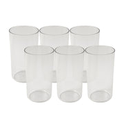 Apex Clear Plastic Tumbler  Glass Set  6-piece Unbreakable thumbnail 3