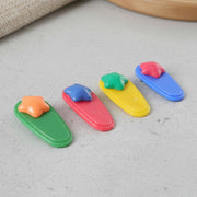 Colorful Star Design Decorative Hair Clip Set (4 Pc) thumbnail 2