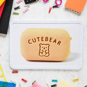 Cute Soap Shaped Erasers With Plastic Case (1 Pc  With Case) thumbnail 5