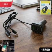 Rgb Breathing Light Multi Port Car Usb Charger (1 Set 62 Cm) thumbnail 7
