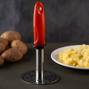 High Grade Stainless Steel Potato Masher Paubhaji  Pav Bhaji Masher With Plastic Handle (1 Pc) thumbnail 3