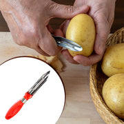 Multipurpose 2-in-1 Stainless Steel Knife  Peeler (1 Pc) thumbnail 3