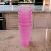 2027a 6 Pcs Large Plastic Glass 300ml Used In All Kinds Of Kitchen And Official Purposes For Drinking Water And Beverages Etc. thumbnail 3
