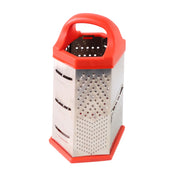 7-in-1 Heavy Duty Stainless Steel Box Grater With Ergonomic Handle (1 Pc) thumbnail 3