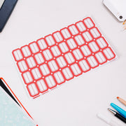 Multipurpose Writable Blank Label Sticker Sheets (1 Sheet) thumbnail 2
