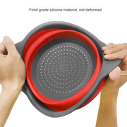 2712 Round Sili Strain Used In All Kinds Of Household And Official Kitchen Purposes As A Foldable Utensil. thumbnail 2