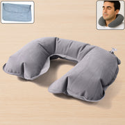 8540 Inflatable  Foldable Pillow U Shape Air Cushion Travel Pillow Travel Business Trip Neck Pillow For Long Trips Ideal For Men  Women Portable And Perfect For Backpacking Car Camping And Even Airplane Travel thumbnail 1