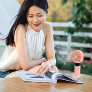 Rechargeable Portable Handheld Fan (1 Pc) thumbnail 2