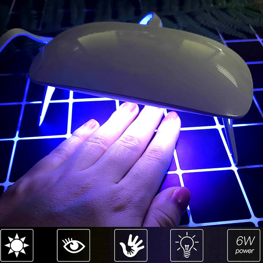 Uv Led Lamp Nail Dryer Mini Portable Nail Lamp Professional  (1 Pc)