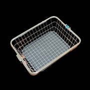 5853 Dish Drainer Rack  With Drip Tray Stainless Steel Dish Drainer Rack With Drip Tray Utensil Drying Stand For Kitchen Plate Rack Bartan Basket For Kitchen Utensilsdish Drying Rack With Drainerbartan Basketplate Stand ( 57 X 45 X 19 Cm) thumbnail 3