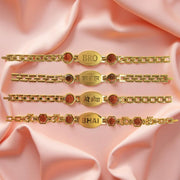 Gold Plated Metal Bracelet Rakhi For Brother (1 Pc) thumbnail 3