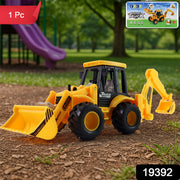 Lala Friction Powered Jcb Style Backhoe Loader Construction Toy Truck For Kids (1 Pc) thumbnail 6