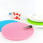 4778 1pc Silicone Hot Mat Used For Breakfast Lunch And Dinner Purposes In Different-different Places. thumbnail 5