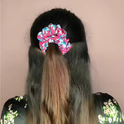 Set Of 12 Stylish Printed Fabric Hairband thumbnail 2