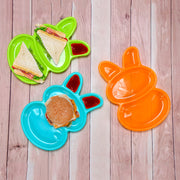 7101 Rabbit Shape Dish 6 Pcs For Kids (Multicolor) thumbnail 3