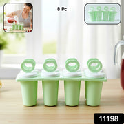 Prexo Plastic Ice Cream Popsicle Maker (8 Pc Set) thumbnail 6