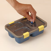 5627 Plastic Lunch Box For Kids Lunch Box For Kids 3 Compartment Insulated Lunch Box Tiffin Box For Boys Girls School  Office Men (3 Compartment Lunch Box) thumbnail 4