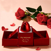 Christmas Gifts For Women Rose Ring Box Jewellery Box Eternal Rose Necklaces Box Wedding Valentines Day thumbnail 2
