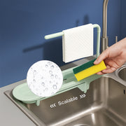 Plastic Telescopic Sink Storage Rack thumbnail 4