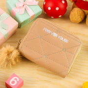 Stylish Kids Wallet With Soft Fur Zip Puller (1 Pc) thumbnail 4