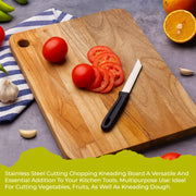 Apex Steel Oak Medium Cutting Board With Wooden Handle (1 Pc) thumbnail 5