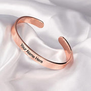 Customized  Personalized Stylish Kada Bracelet (1 Pc  Rose Gold Copper) thumbnail 2