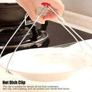Heavy-duty Stainless Steel Kitchen Dish Plate Bowl Vessel Gripper Tong (1 Pc) thumbnail 3