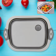 0098a Collapsible Cutting Board With Dish Tub Basket thumbnail 1