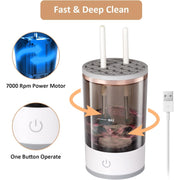 12987 Automatic Makeup Brush Cleaner Fast Electric Brush Cleaner Hand Free Machine Super Clean Brush Washer  Brushes Organizer Tool (1 Pc) thumbnail 3