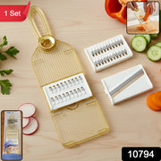 Multifunctional Vegetable Cutter Set With Interchangeable Blades thumbnail 7