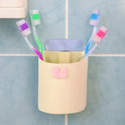Premium Wall-mounted Toothbrush Holder With Butterfly Design (1 Pc) thumbnail 3