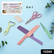 Professional Colorful Kitchen Knives Set (6 Pcs Set) thumbnail 6