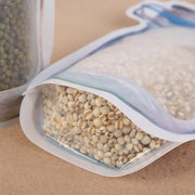 1075 Reusable Airtight Seal Plastic Food Storage Mason Jar Zipper (1000ml) thumbnail 1
