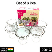 0091c Serving Dessert Bowl Ice Cream Salad Fruit Bowl - 6pcs Serving Dessert Bowl Ice Cream Salad Fruit Bowl - 6pcs thumbnail 7