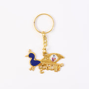 Premium Krishna-themed Decorative Metal Keychain thumbnail 4