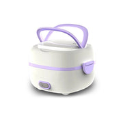 10027 Electric Lunch Box Portable Food Warmer Food Heating Lunch Box Removable Food-grade Stainless Steel Compartments 220v 200w For Car Truck Office thumbnail 3