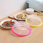 5892 Air-tight Microwave Oven Dish Cover Microwave Splatter Cover Food Cover Microwave Food Plate Kitchen Plate Dish Lid Dishwasher Safe thumbnail 1