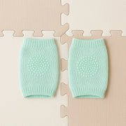 Mint Green Toddler Wool Knit Leg Warmer (Knee Guard) thumbnail 2