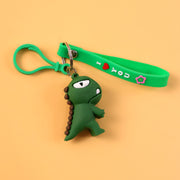 Cute Dinosaur Cartoon Silicone Keychain (1 Pc) thumbnail 5