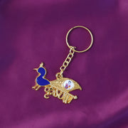 Premium Krishna-themed Decorative Metal Keychain thumbnail 3
