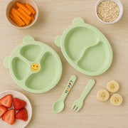 Premium 4-piece Kids Mealtime Feeding Set thumbnail 4