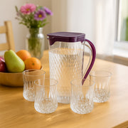 Supermom Roma Plastic Jug With Glasses Combo Set (5 Pc) thumbnail 6