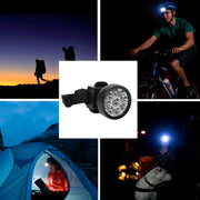 7520 Head Lamp 9 Led Long Range Rechargeable Headlamp Adjustment Lamp Use For Farmers Fishing Camping Hiking Trekking Cycling thumbnail 3